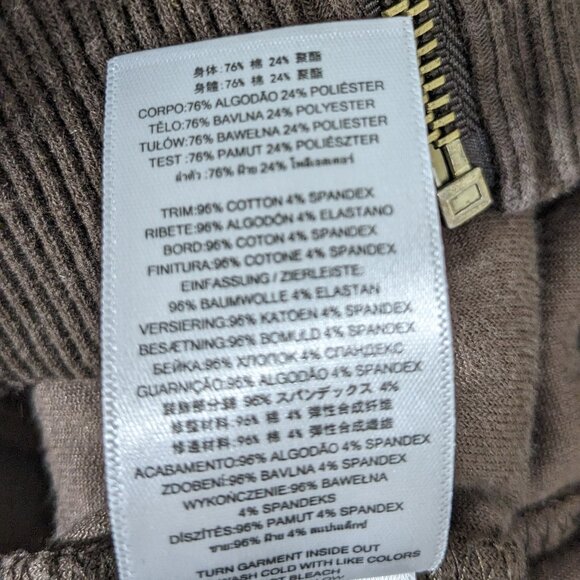 MICHAEL KORS Women's Full Zip Velvet Turtleneck Jacket Size XS Brown - Picture 11 of 11